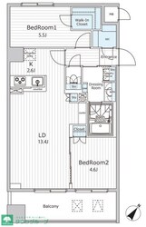 ビエラコート日本橋久松町の物件間取画像